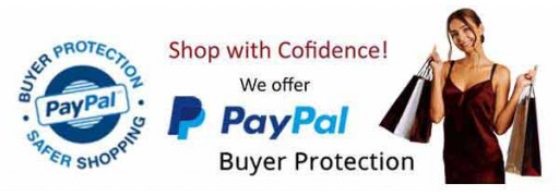 Shop with Confidence, we offer PayPal buyer protection